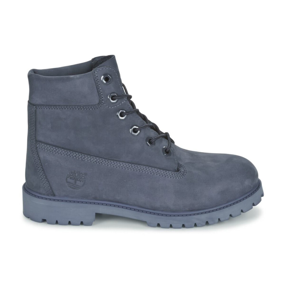 (UK 3-EU 35.5) Timberland 6 Inch Premium Lace Up Boots A171S Blue Juniors UK 6-11