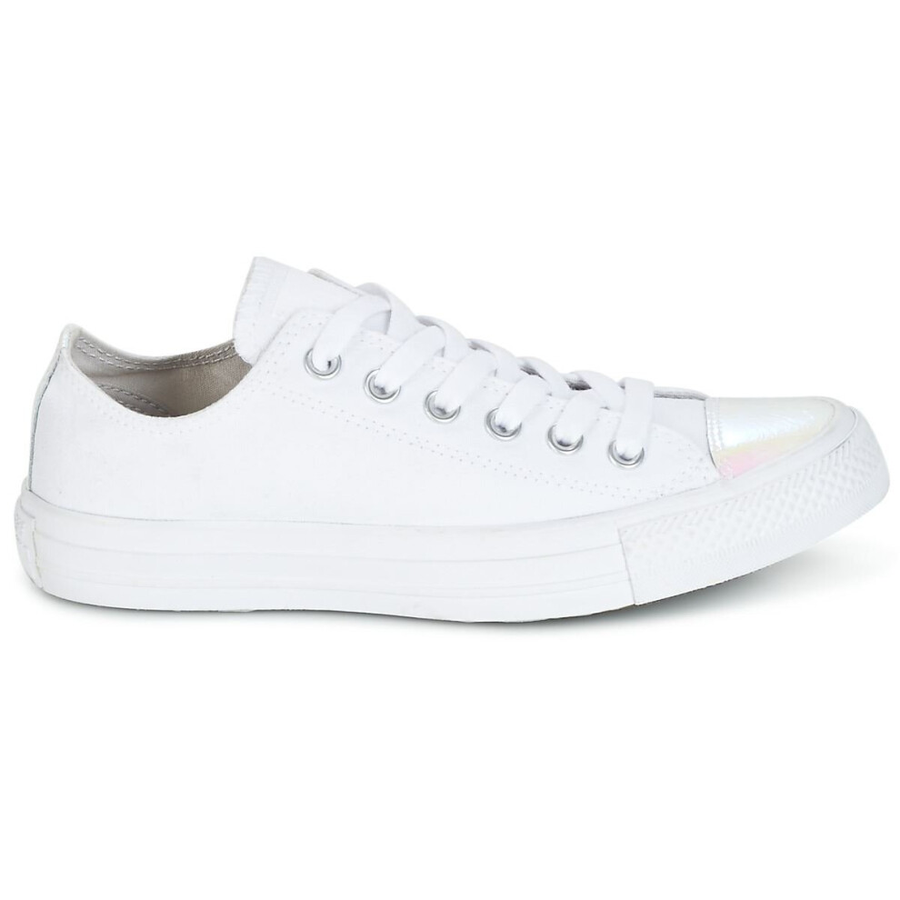 (UK 6-EU 39) Converse CTAS OX White/White/Mouse Women's 558006C UK 3-8