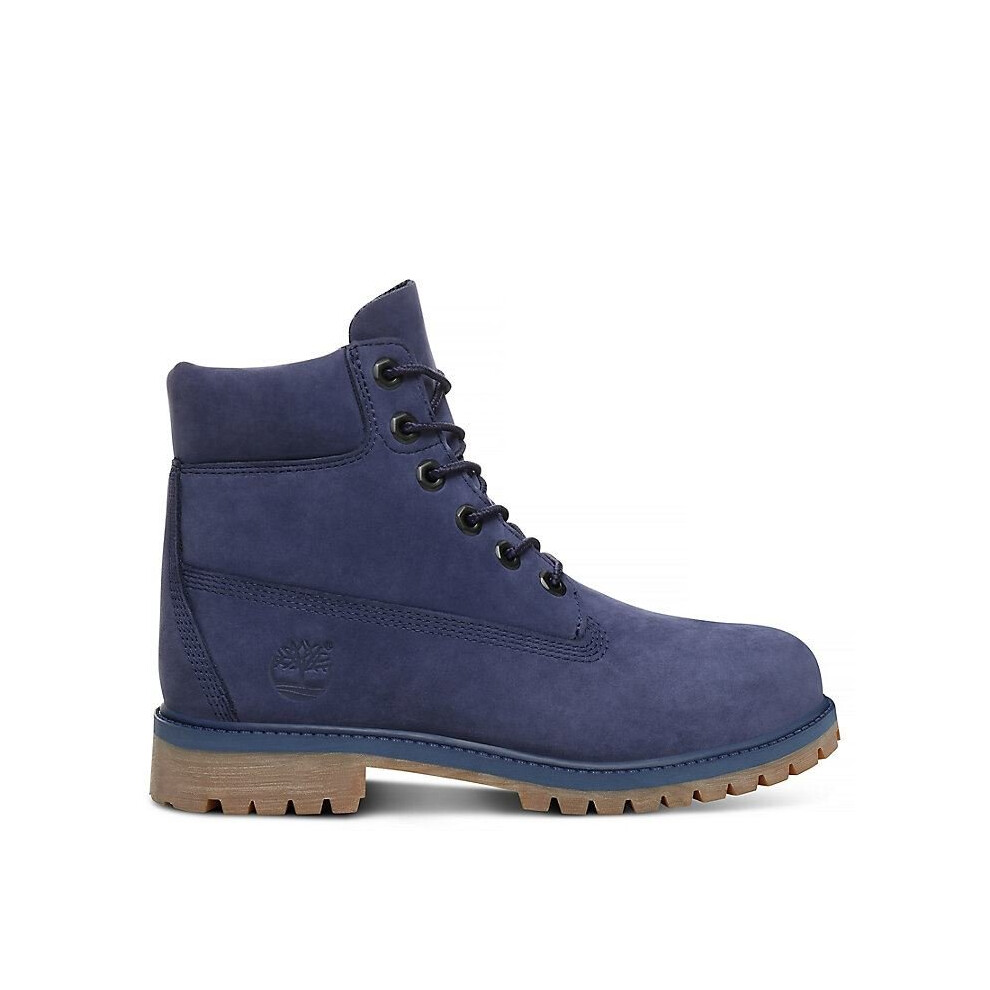 (UK 6.5-EU 40-US 7Y) Timberland 6 In Premium A1VCV Patroit Blue Girls UK 3-6.5