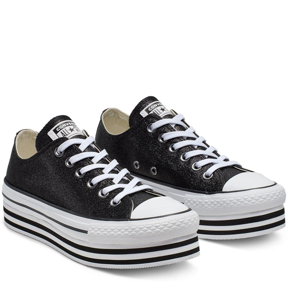Converse (Uk 4-Eu 35.5-Us 6) Ctas Platform Layer Ox 564877C Uk 3 Black
