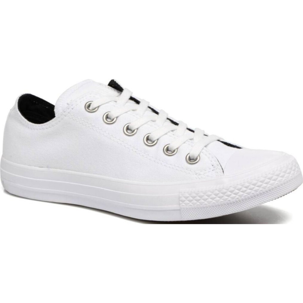 (UK 5-EU 37.5) Converse CTAS OX White/Black Women's UK 3-8