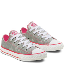 (UK 13-EU 31.5-US 13C) Converse CTAS OX 664271C Wolf Grey Girls UK 3-11