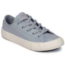 (UK 3-EU 35.5-US 3Y) Converse All Star OX 661873C Wolf Grey/Black/Egret Kids UK 10-5