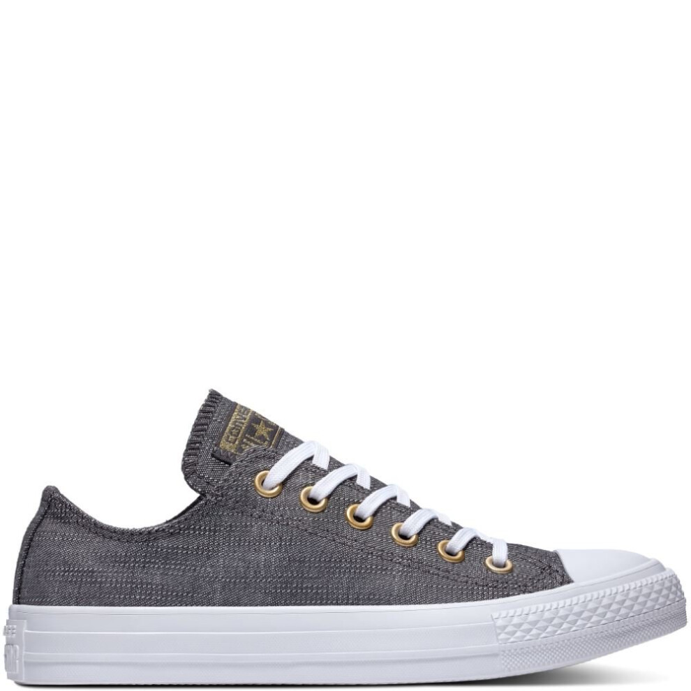 (UK 3-EU 35-US 5) Converse CTAS OX 560644C Almost Black Womens UK 3-8