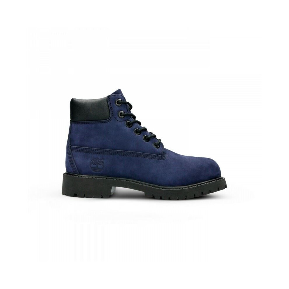 Timberland (Uk 5.5-Eu 39) Waterproof Junior Unisex 6-Inch Boot Evening Blue Uk 3-6.5