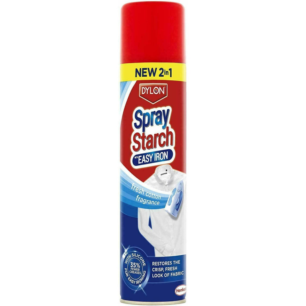 Dylon Spray Starch with Easy Iron 2 in 1