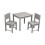 (grey table and chair set ) Kids' Table And Chair Set 3