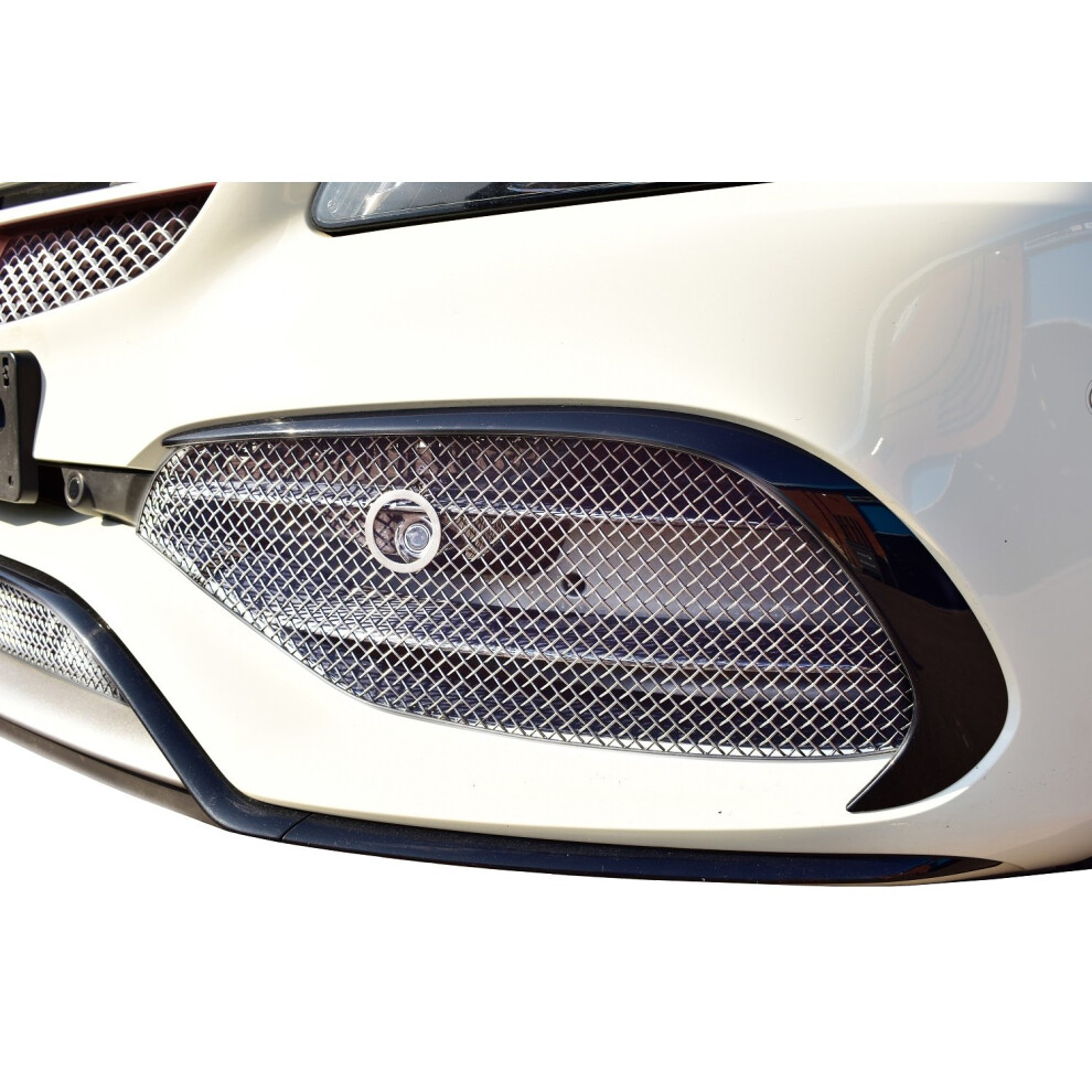 (Silver) Mercedes Amg A45 Facelift (W176) - Outer Grille Set (2015 - 2018) Silver 5060468074277