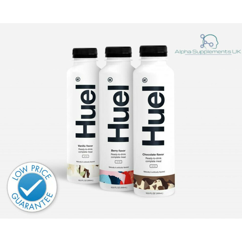 (Chocolate) HUEL RTD Ready To Drink Meal Shake 6x500ml