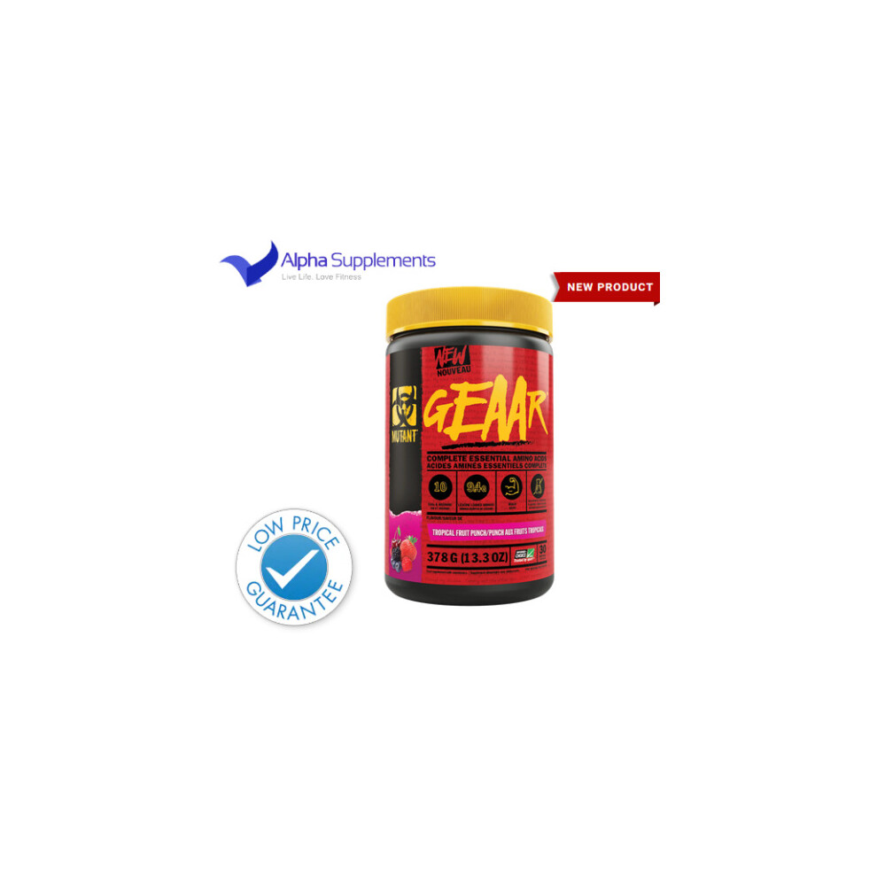 Mutant Blue ( Raspberry) Geaar 378G Complete Essential Amino Bcaa