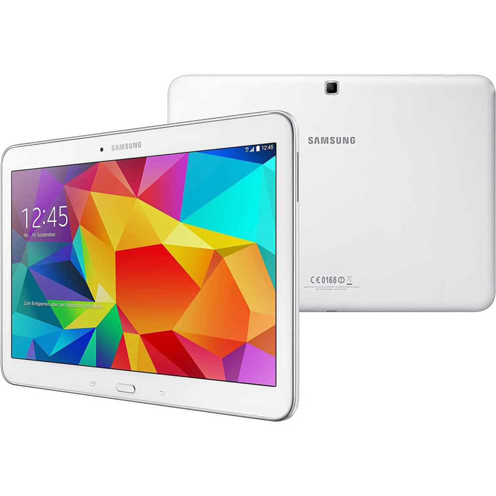 Samsung Galaxy Tab 4 Sm-T535 (10.1 Inch) Tablet Quad Core 1.2Ghz 1.5Gb 16Gb Wlan 3G 4G Lte Bt Camera Android White