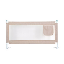 (Beige) 180CM Bed Safety Guards Child Toddler Bed Rail