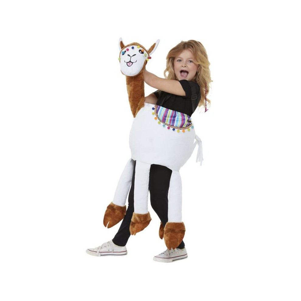 Childrens Ride On Llama Fancy Dress Costume One Size