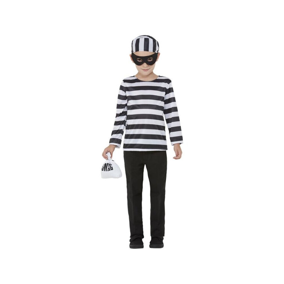 Boys Convict Fancy Dress Costume Age 4-6