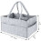 Mrs Hinch Baby Storage Organizer Bag Caddy Home Grey 5