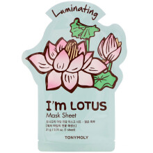 TonyMoly, I'm Lotus, Luminating Beauty Mask Sheet, 1 Sheet, 0.74 oz (21 g)