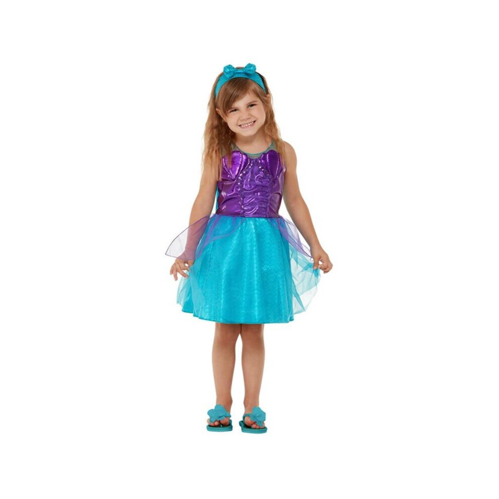 Toddlers Mermaid Fancy Dress Costume Age 3-4