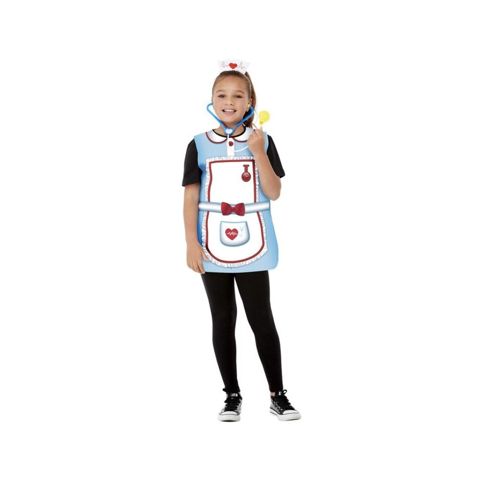 Girls Nurse Fancy Dress Kit One Size