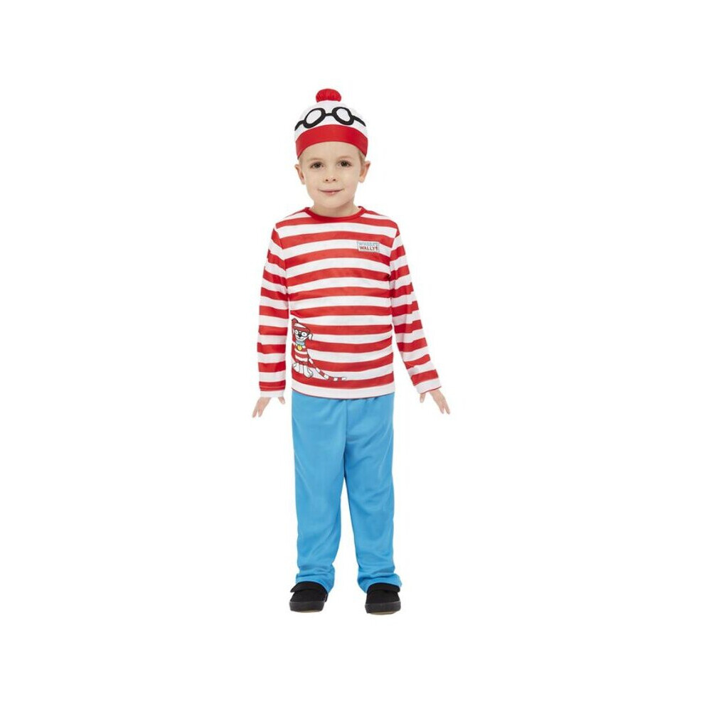 Toddlers Where's Wally Fancy Dress Costume Age 1-2