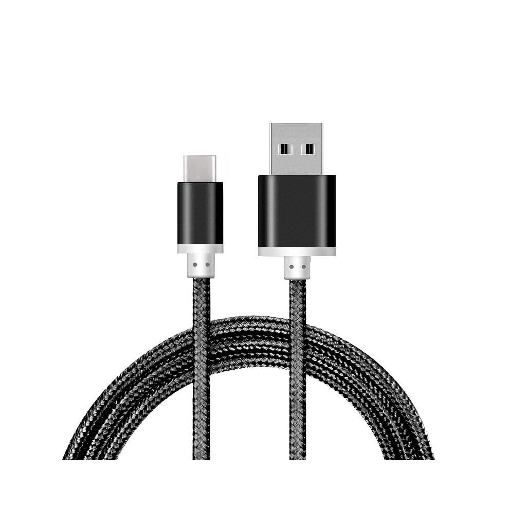 (Black, 1M) USB 3.0 (Type-C) Data Sync Charger Charging Cable