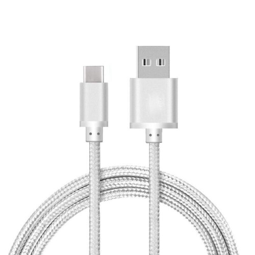 (Silver, 3M) USB 3.0 (Type-C) Data Sync Charger Charging Cable
