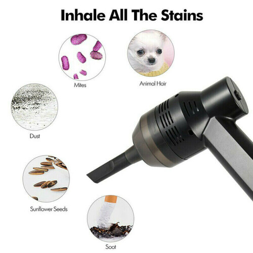 Mini Vacuum Cleaner Portable USB Computer Keyboard Brush Dust Handheld Clean 2