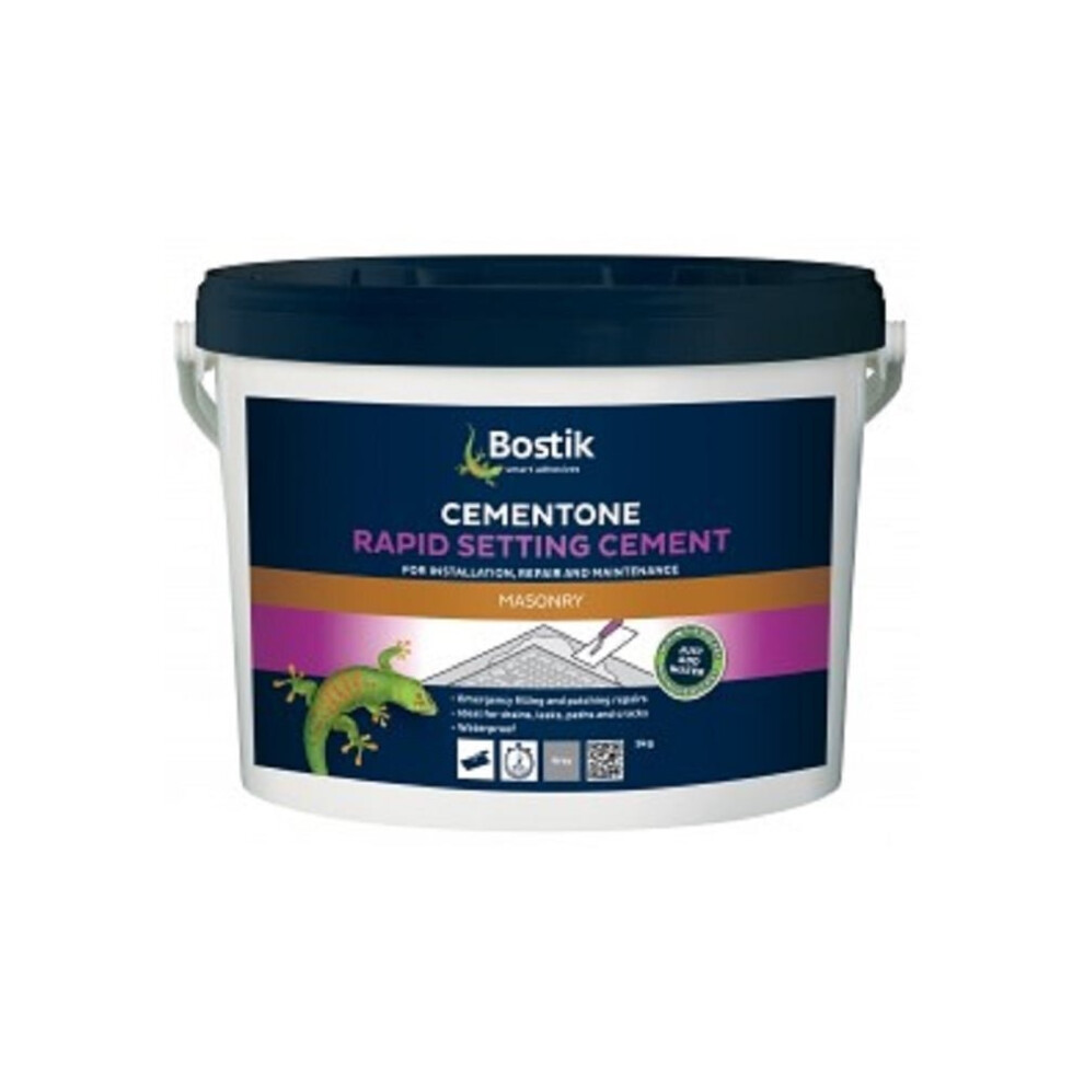 Bostik Cementone Rapid Fast Setting Repair Cement Quick Drying Concrete 5010591540163