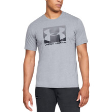T-Shirt UA Boxed Sportstyle Homme Manches Courtes MD Gris