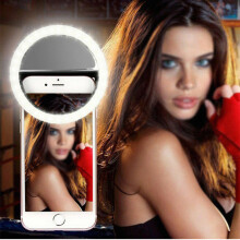 Portable Selfie LED Ring Flash for Phone - 3-Mode Macro Ring Light for Close-Up, Medical, Scientific & Forensic Photography