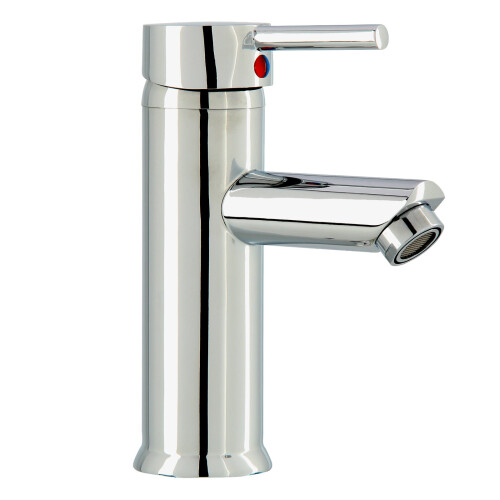 Bathroom Single Lever Basin Mono Mixer Tap With Waste Unit Chrom