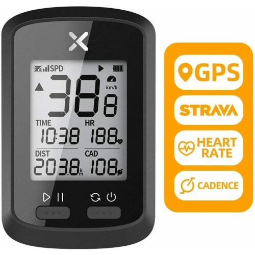 Xoss G+ Gps Smart Bike Cycling Computer Bluetooth Lcd Display Waterproof Ipx7 Uk