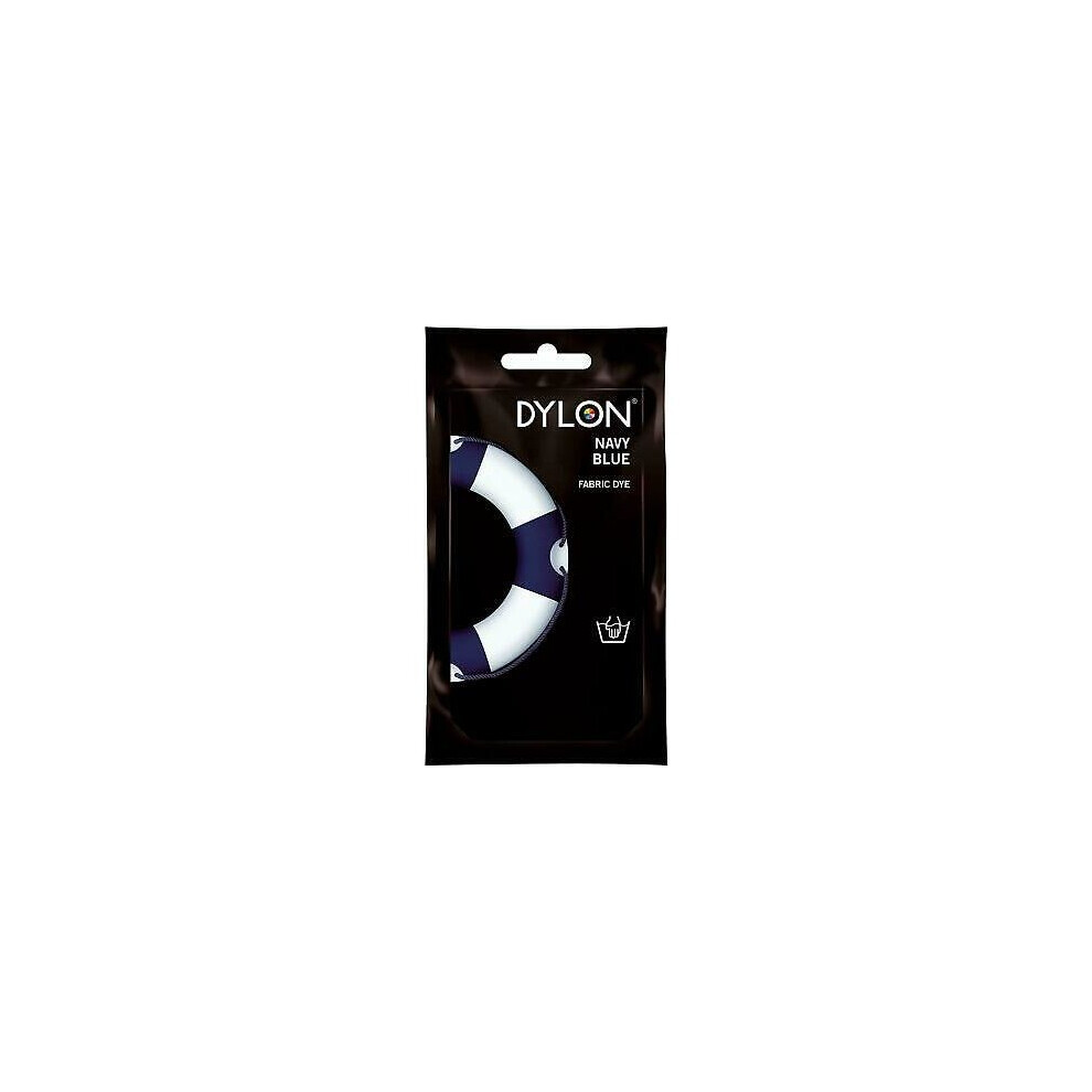 Dylon Hand Wash Fabric Dye Sachet Colour  50g NAVY BLUE PACK OF 2