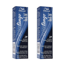 (1C Slate – pack of 2) Wella Color Tango 2P Jet Black Permanent Haircolor