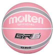 Molten GR7 Indendørs Udendørs Gummi Basketball Ball Pink
