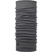 (OS, Grey) Buff Unisex Midweight Merino Wool Protective Outdoor Tubular Bandana Scarf
