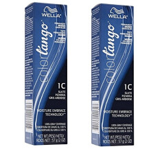 (1C Slate – pack of 2) Wella Color Tango 1C Slate Permanent Haircolor