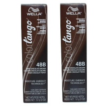 (4BB – pack of 2) Wella Color Tango 4BB Dark Chocolate Brown Permanent Haircolor