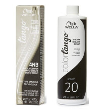 (4NB + Developer (Vol. 20) 16oz) Wella Color Tango 4NB Chocolate Brown Permanent Haircolor