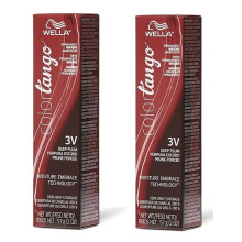 (3V – pack of 2 ) Wella Color Tango 3V Deep Plum Permanent Haircolor