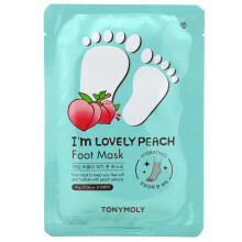 TonyMoly, I'm Lovely Peach, Voetmasker, 1 Paar, 0.56 oz (16 g)