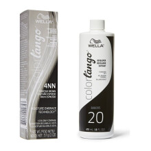 (4NN + Developer (Vol. 20) 16oz) Wella Color Tango 4NN Espresso Brown Permanent Haircolor