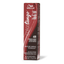 (4R Medium Auburn  ) Wella Color Tango 4R Medium Aubur Permanent Hiarcolor