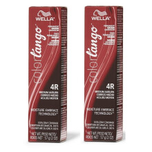 (4R – pack of 2) Wella Color Tango 4R Medium Aubur Permanent Hiarcolor