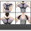 (Medium (32" to 42")) DYZI Posture Corrector Shoulder Back Pain Support Brace Unisex 5
