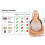 (Medium (32" to 42")) DYZI Posture Corrector Shoulder Back Pain Support Brace Unisex 4