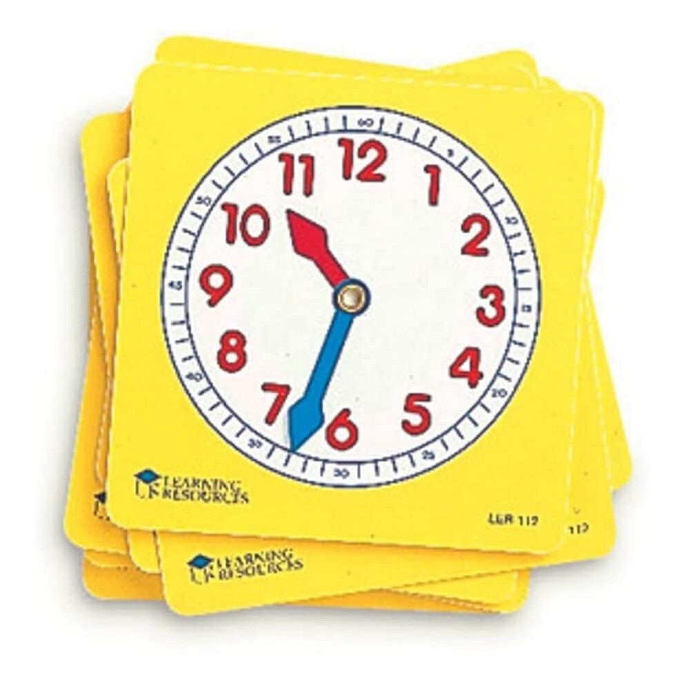 Learning Resources Pupil Clock Dials (Set Of 10)