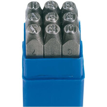 Draper 37337 0-9 Number Stamp Set 3/16 Inch