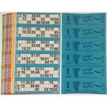 1500 8 PAGE GAMES JUMBO BINGO TICKETS 6 TO VIEW JUMBO BINGO BOOKS
