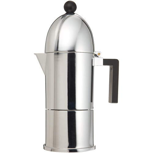 Alessi AA33 / 6 - Design Espresso Coffee Aker, Aluinu Body, Handle