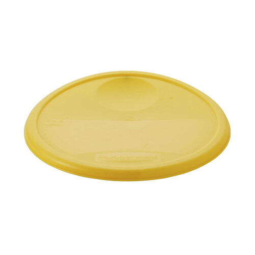 Rubbermaid Round Storage Container Lid - Yellow 1